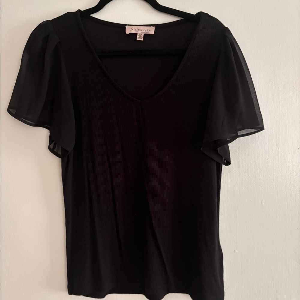 Philosophy black shirt